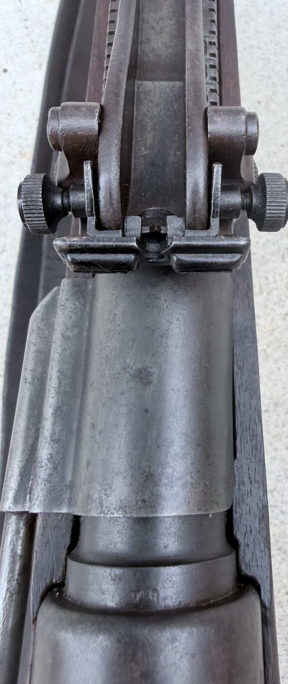RARE WWI Gew98 with Night Sights, Dust Cover - WW1 Gewehr Trench Grouping-img-9