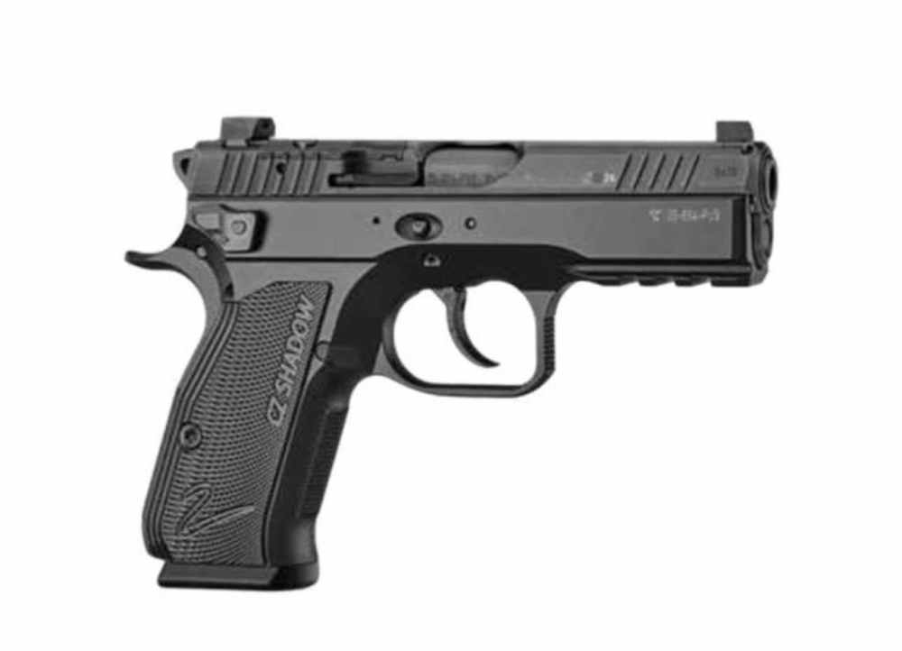 CZ USA Shadow 2 Carry OR Handgun 9mm Luger 15rd Magazine 4" Barrel Black  -img-0