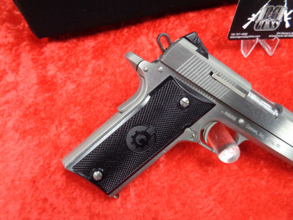 Coonan Classic Model 357 Magnum Stainless Steel 1911 2 Mag Case WE TRADE!-img-4