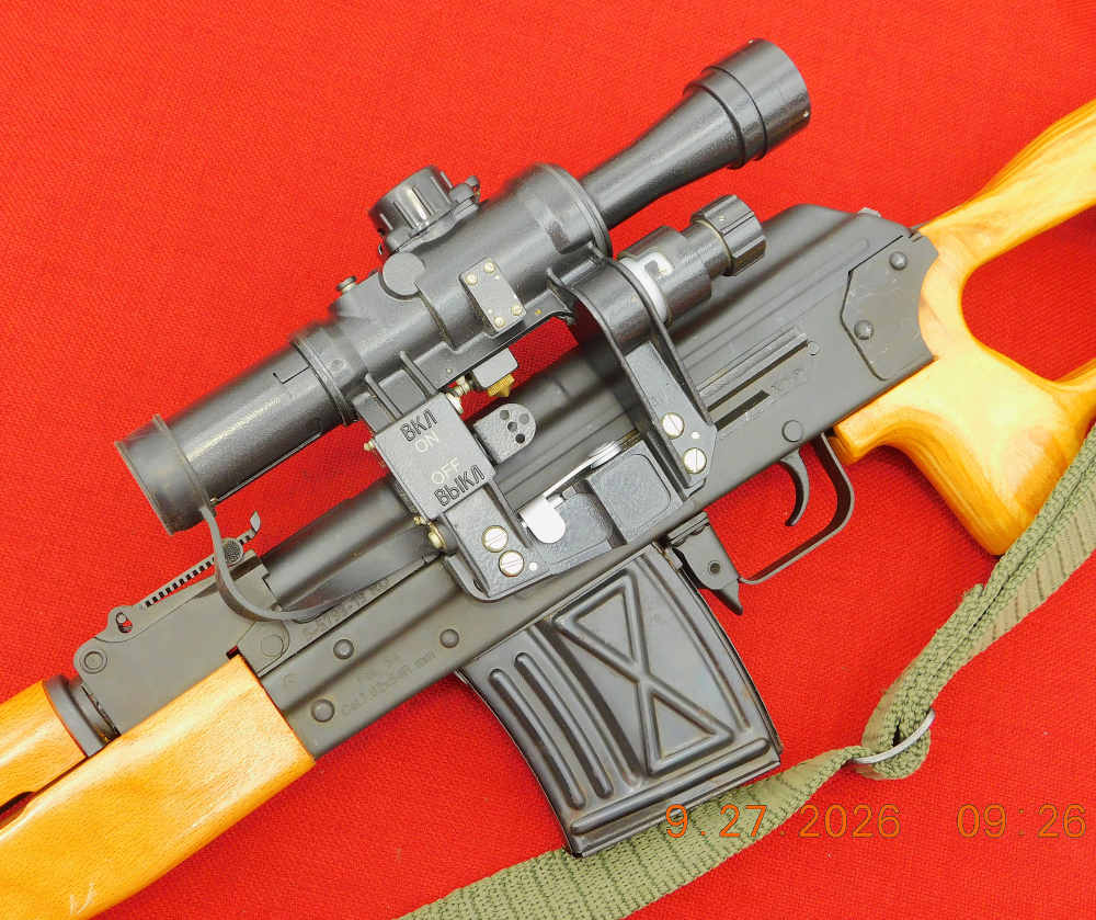 Romanian FPK PSL 54 7.62x54R Sniper Rifle w/ Mags & Russian Scope Like New-img-2