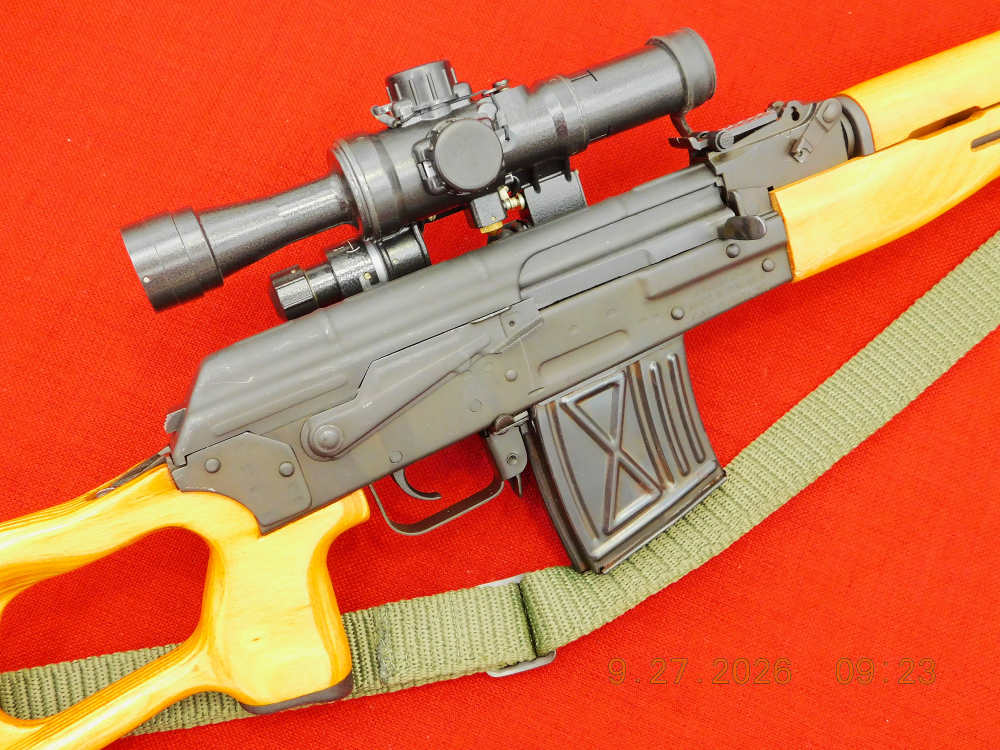 Romanian FPK PSL 54 7.62x54R Sniper Rifle w/ Mags & Russian Scope Like New-img-1
