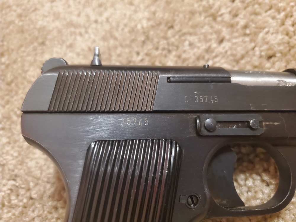 Yugo Zastava M57 7.62x25 TT Pistol Very Good w/Crest No Importer Safety-img-3