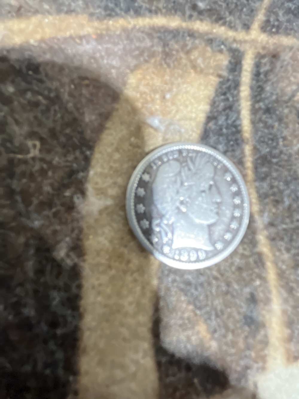 1899 US Silver Quarter-img-0