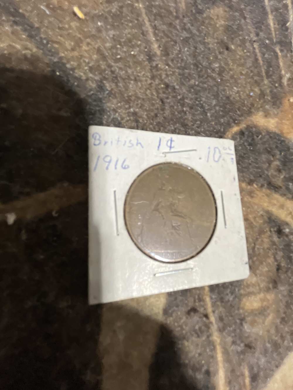 1916 British Large cent coin-img-1