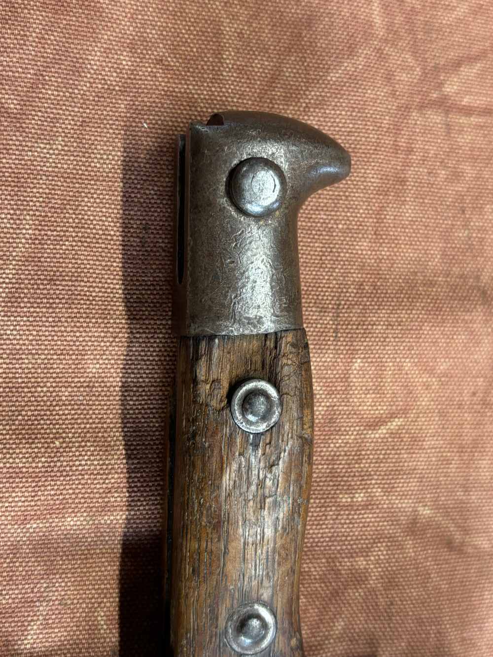 U.S. Krag Bayonet 1900 dated w/ scabbard.  #1771-img-1