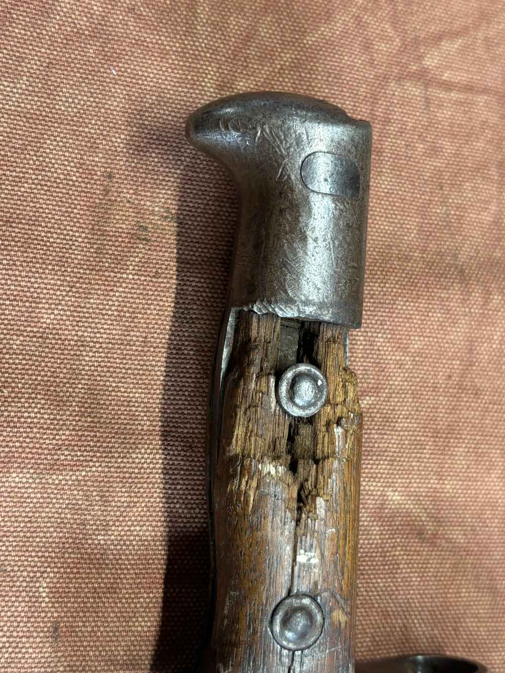 U.S. Krag Bayonet 1900 dated w/ scabbard.  #1771-img-6