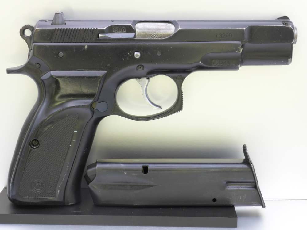 Surplus Police CZ 75 Pre B 9MM Pistols Ceska Zbrojovka B Grade -img-4