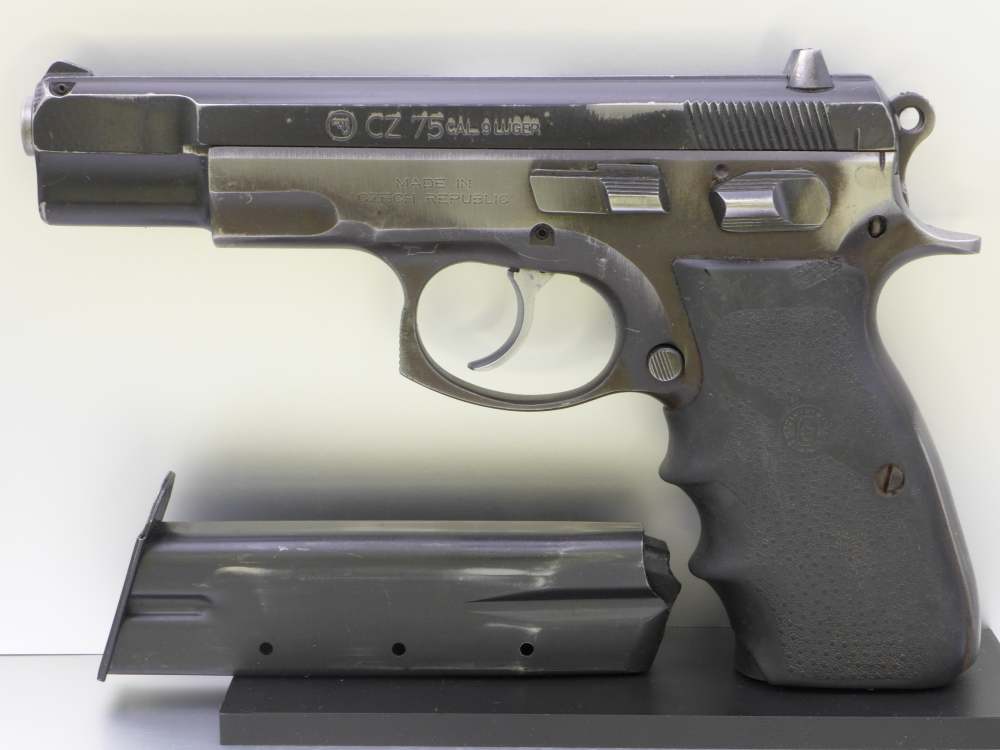 Surplus Police CZ 75 Pre B 9MM Pistols Ceska Zbrojovka B Grade -img-13