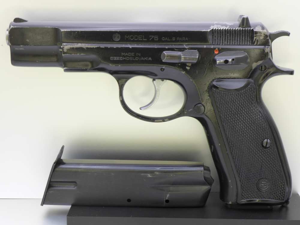 Surplus Police CZ 75 Pre B 9MM Pistols Ceska Zbrojovka B Grade -img-7