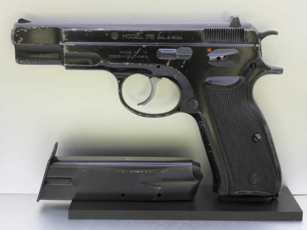 Surplus Police CZ 75 Pre B 9MM Pistols Ceska Zbrojovka B Grade -img-11