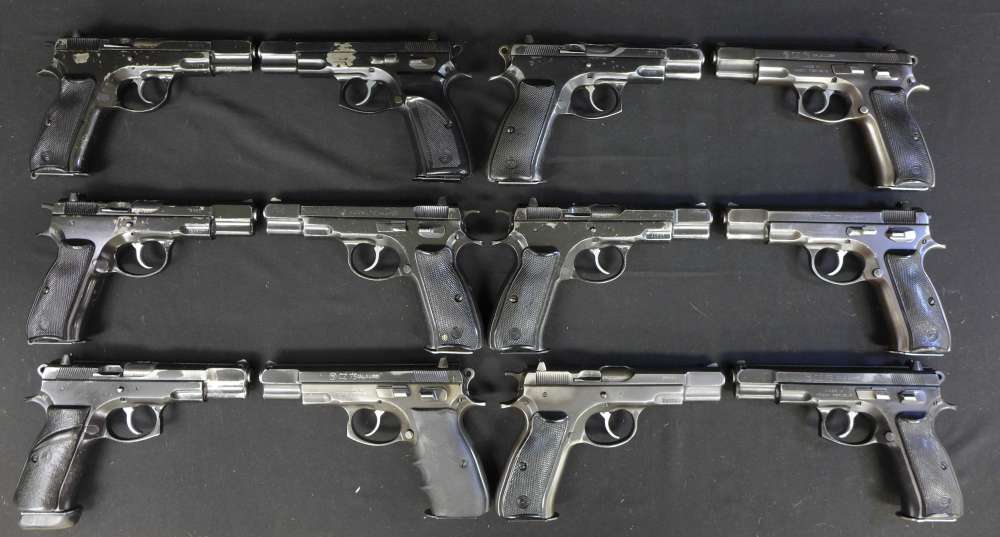 Surplus Police CZ 75 Pre B 9MM Pistols Ceska Zbrojovka B Grade -img-1
