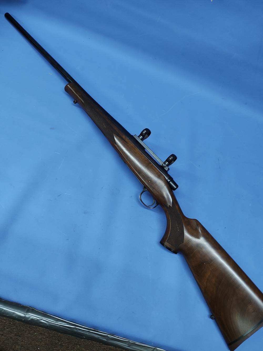 Remington Model Seven 17 Mach IV w/ Douglass XX Barrel, Scope Base + Rings -img-1
