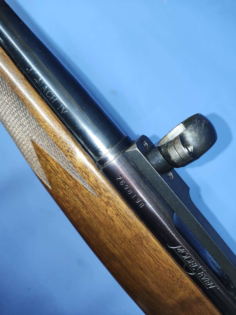 Remington Model Seven 17 Mach IV w/ Douglass XX Barrel, Scope Base + Rings -img-5