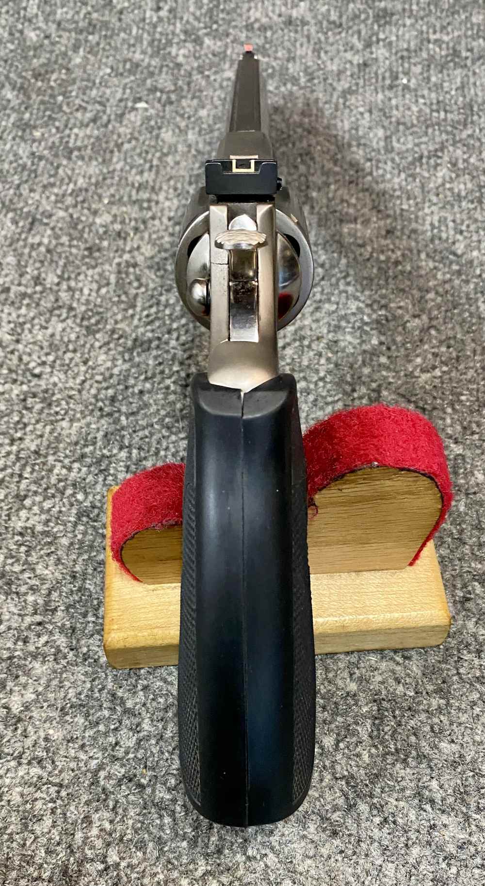Colt Python Early 1980s 8 Inch in E Nickel Collector Grade with box -img-8
