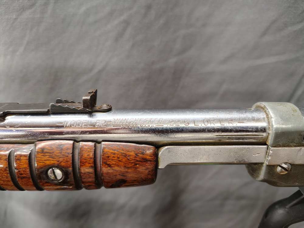 Winchester Model 62 take down 22 S, L, LR pump NO RESERVE !! -img-23