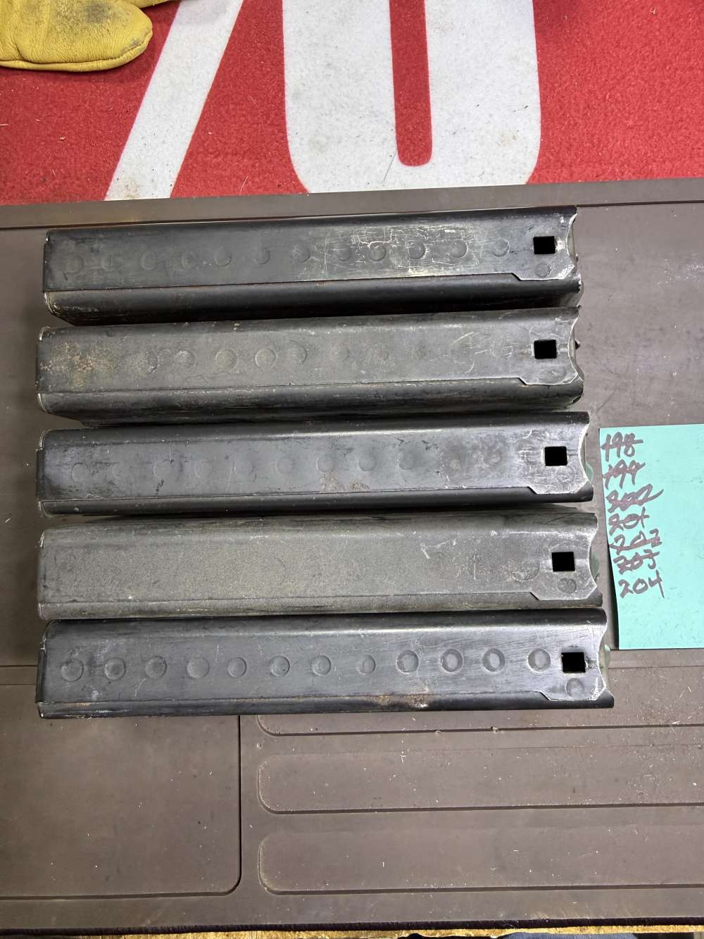 204 Springfield Armory M1A / M14 20-Round Magazines Lot of 5 Used-img-1