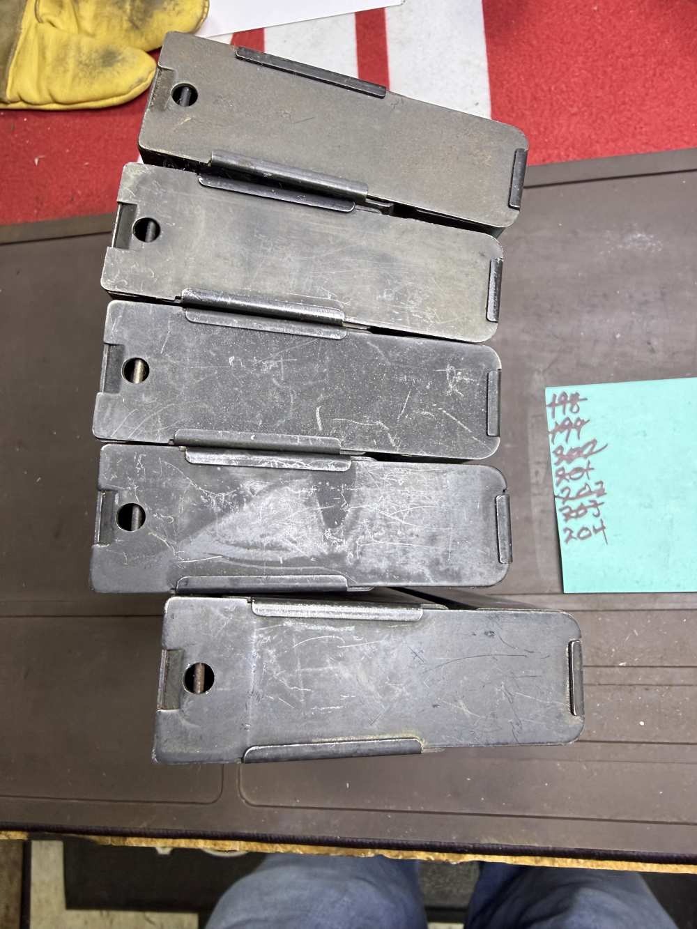 204 Springfield Armory M1A / M14 20-Round Magazines Lot of 5 Used-img-2