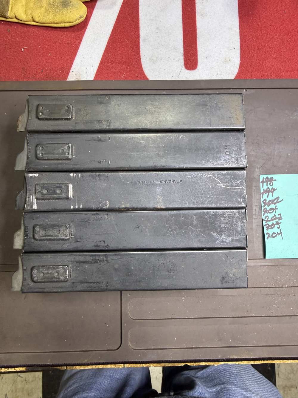 204 Springfield Armory M1A / M14 20-Round Magazines Lot of 5 Used-img-3