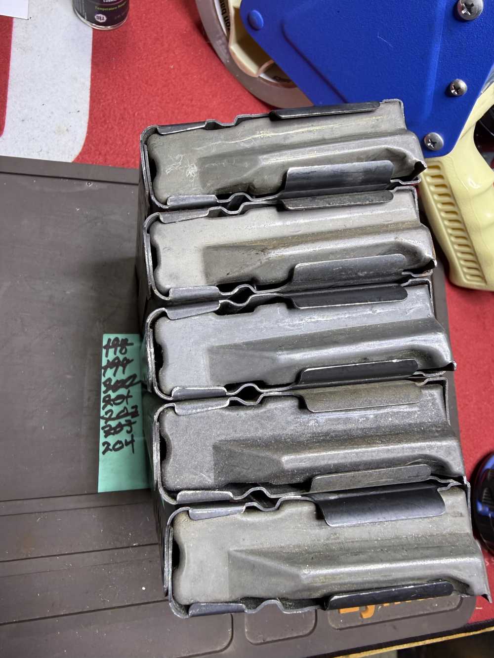 204 Springfield Armory M1A / M14 20-Round Magazines Lot of 5 Used-img-0