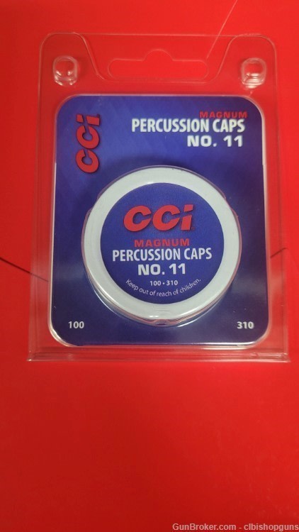 CCI #11 Magnum Percussion Caps black powder muzzle loader / 209 primers-img-0