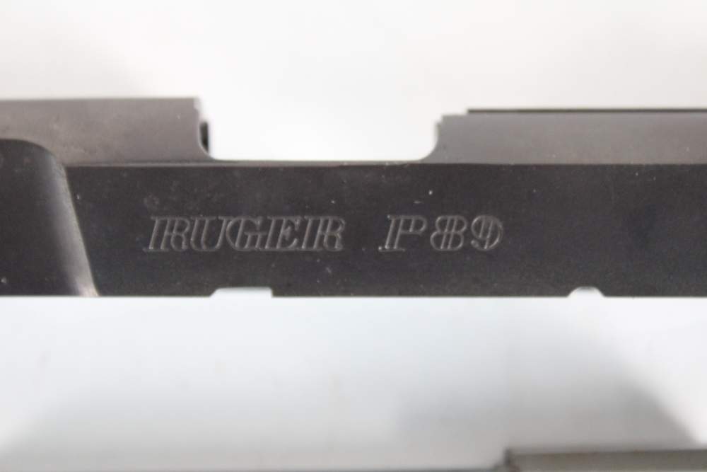 RUGER P89 9MM BLUED PISTOL PARTS LOT – SLIDE BARREL GRIPS & INTERNALS-img-5