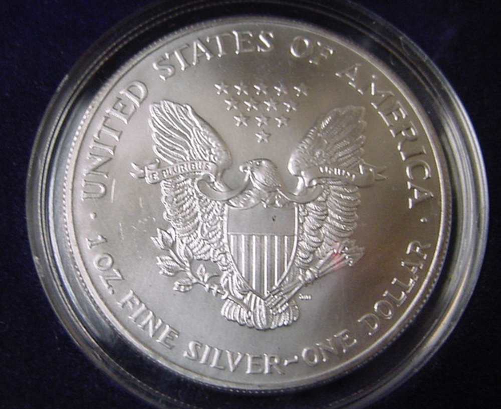 1999 American Silver Dollar Eagle Colorized 5-10-img-1