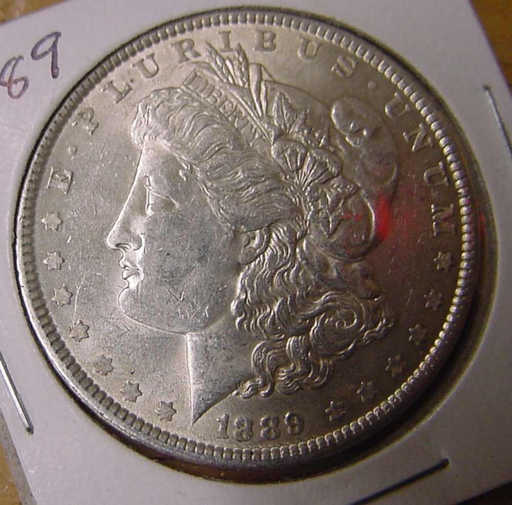 Morgan 1889  Uncirculated Silver Dollar -img-0