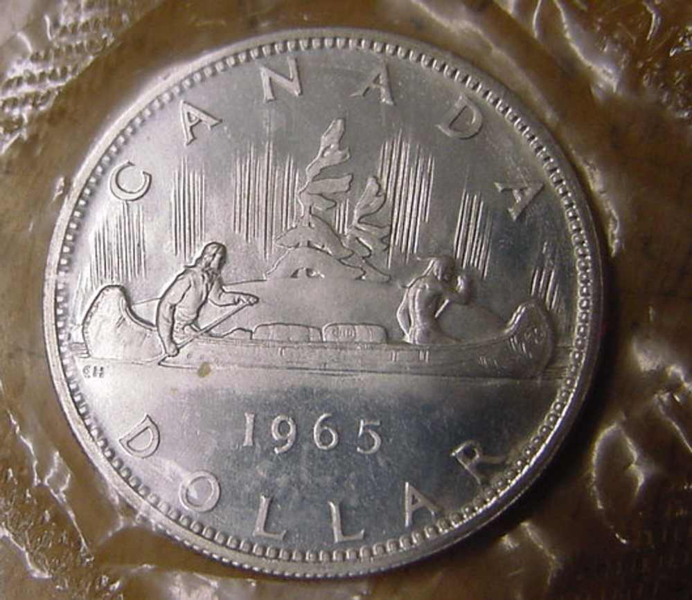 1965 Canadian Silver Dollar-img-1