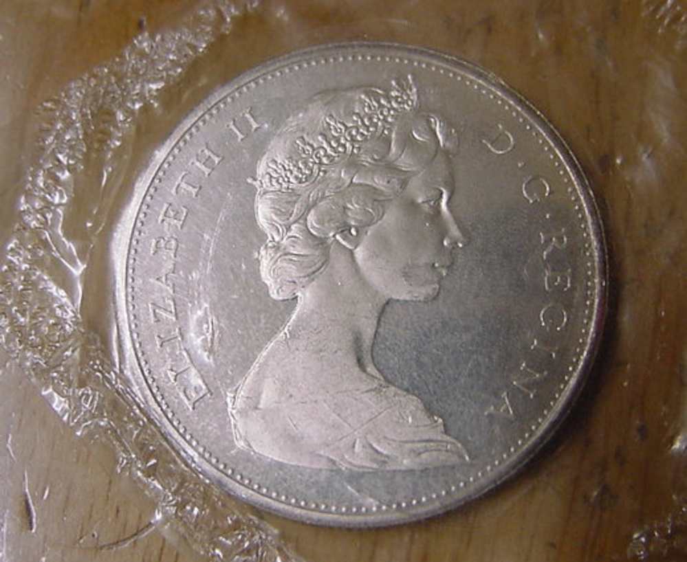 1965 Canadian Silver Dollar-img-0