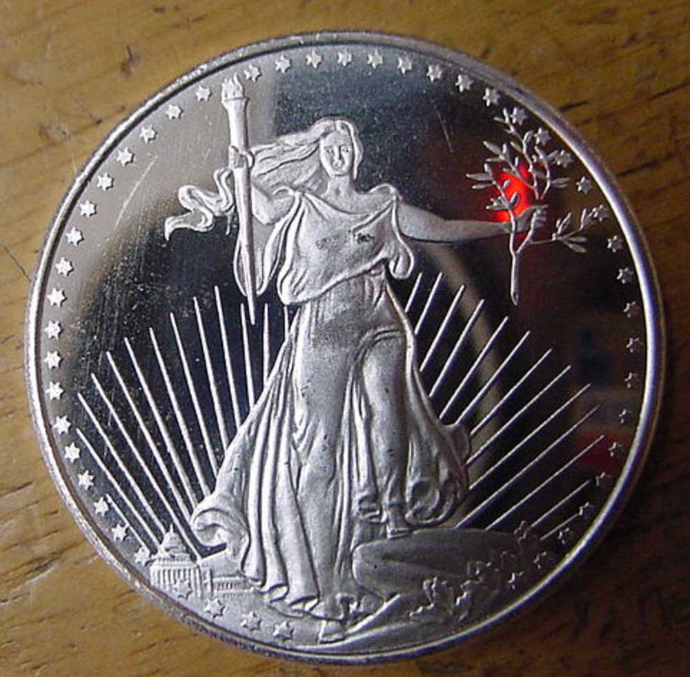 Saint - Gaudens  1oz Silver Round  Coin   -img-0