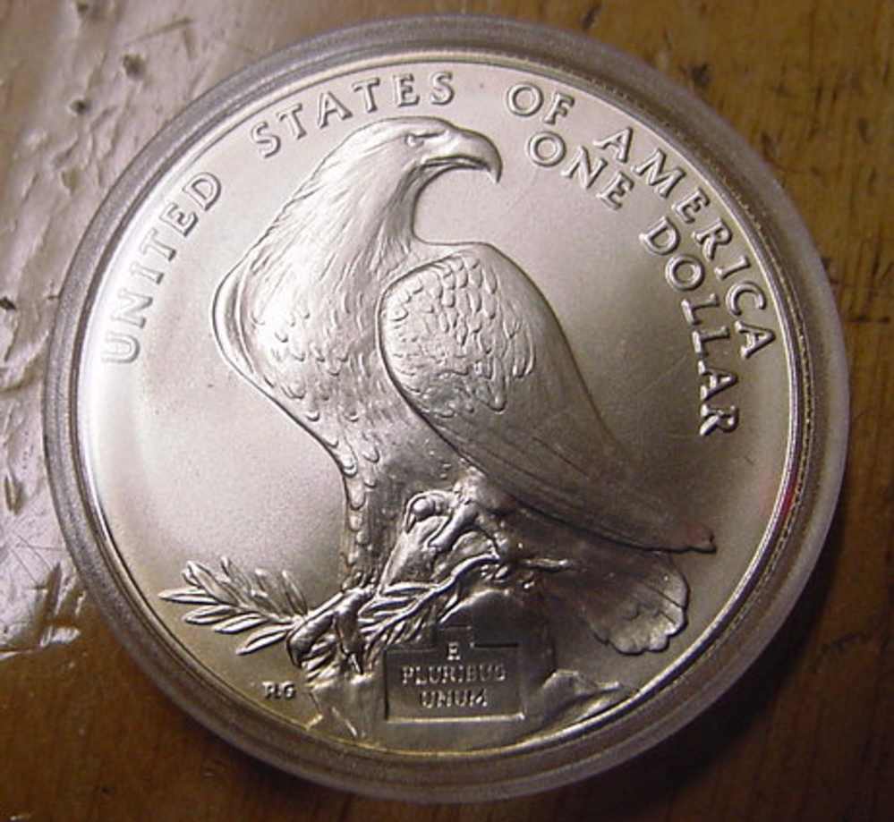 1984-P Olympic Commemorative  Silver Dollar -img-1