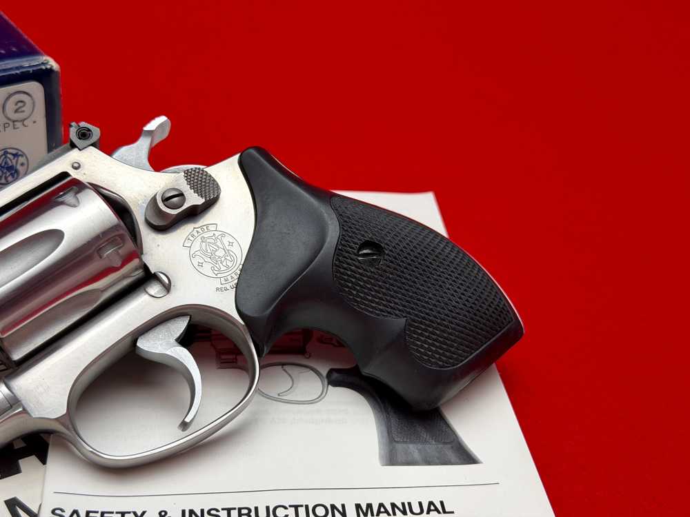 1989 Smith & Wesson 63-3 Stainless .22LR 2" Barrel In Original Box!-img-2