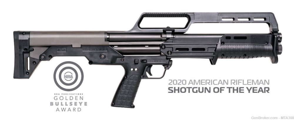 Kel-Tec KS7 12 Gauge Bullpup Shotgun 18.5” 6+1Rds Black-img-0
