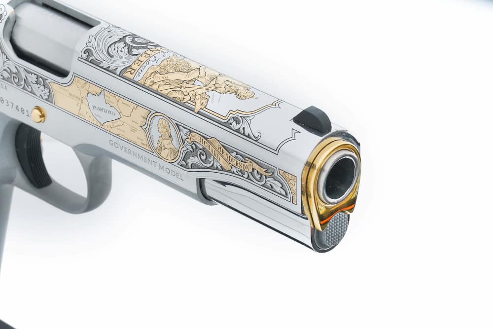 Colt SK Customs 1911 "Lost States" .45ACP Master set of all 4 pistols!-img-22