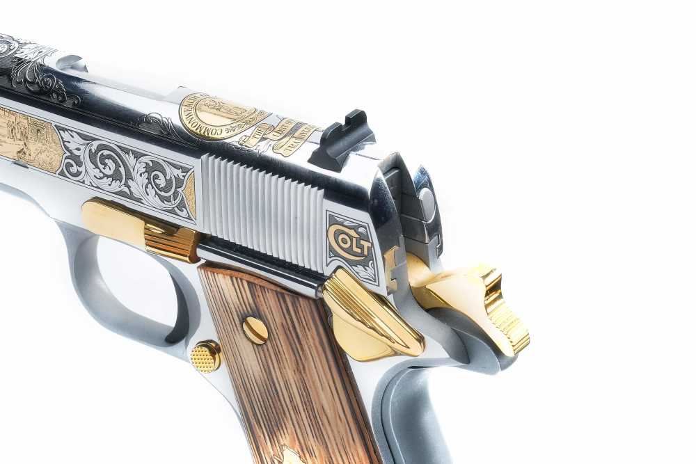 Colt SK Customs 1911 "Lost States" .45ACP Master set of all 4 pistols!-img-21