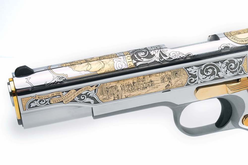 Colt SK Customs 1911 "Lost States" .45ACP Master set of all 4 pistols!-img-23