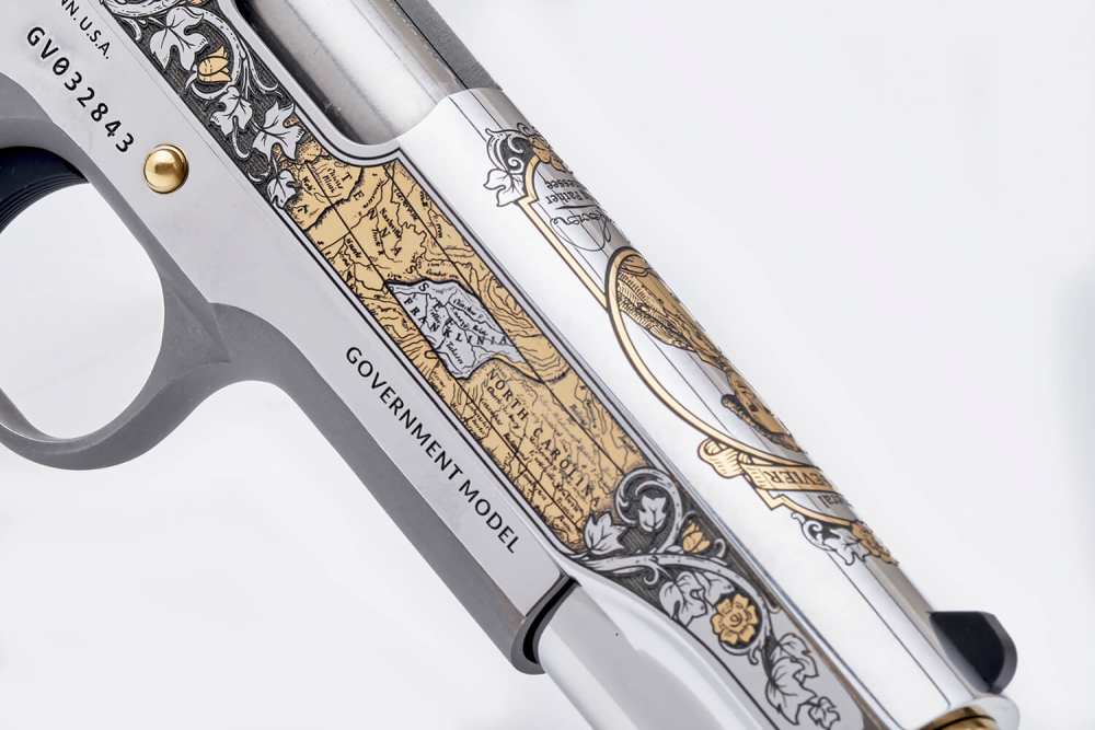 Colt SK Customs 1911 "Lost States" .45ACP Master set of all 4 pistols!-img-15