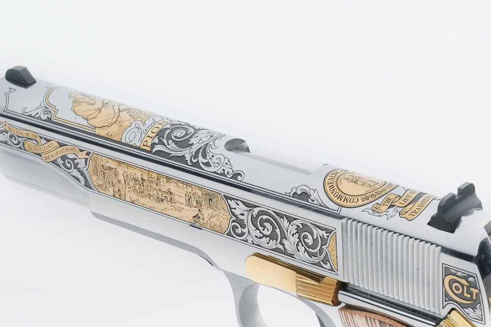 Colt SK Customs 1911 "Lost States" .45ACP Master set of all 4 pistols!-img-20