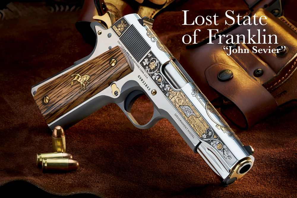 Colt SK Customs 1911 "Lost States" .45ACP Master set of all 4 pistols!-img-13