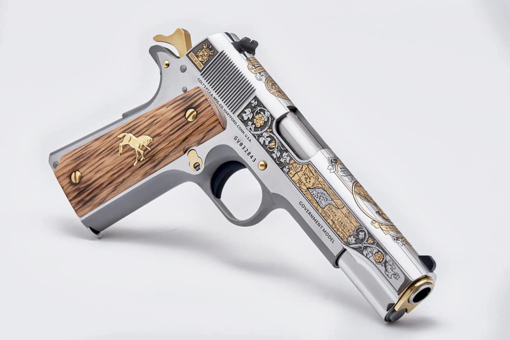 Colt SK Customs 1911 "Lost States" .45ACP Master set of all 4 pistols!-img-16