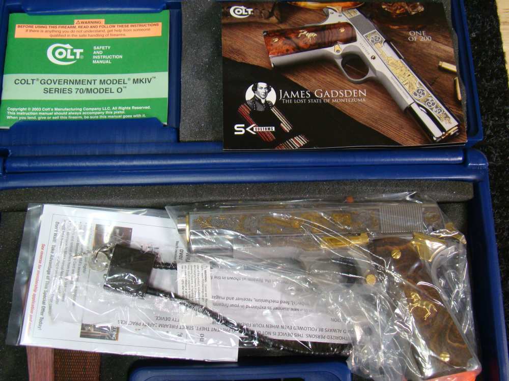 Colt SK Customs 1911 "Lost States" .45ACP Master set of all 4 pistols!-img-10