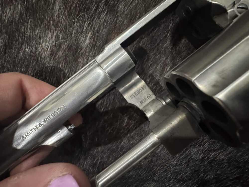 Smith & Wesson .357 stainless model 65-2-img-5