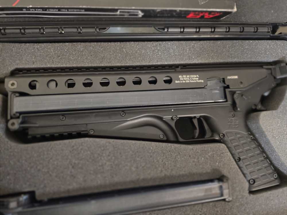 KELTEC P50 5.7X28MM PISTOL OWNED BY UFC CHAMPION RANDY COUTURE-img-2