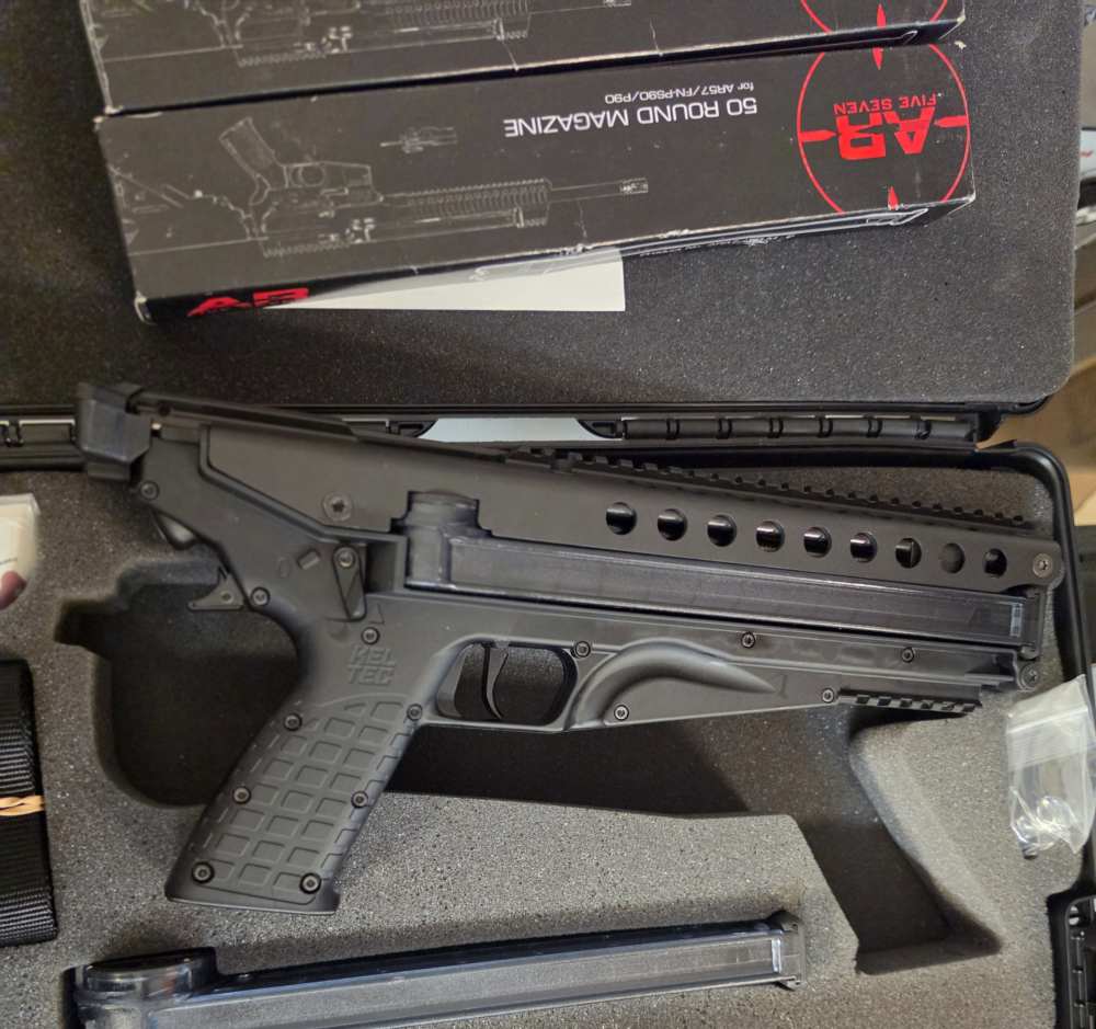 KELTEC P50 5.7X28MM PISTOL OWNED BY UFC CHAMPION RANDY COUTURE-img-3