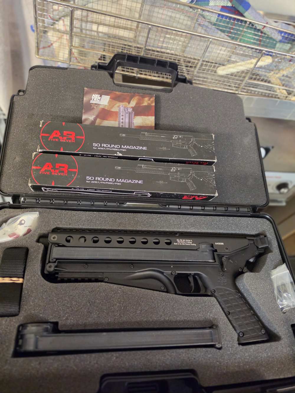 KELTEC P50 5.7X28MM PISTOL OWNED BY UFC CHAMPION RANDY COUTURE-img-1