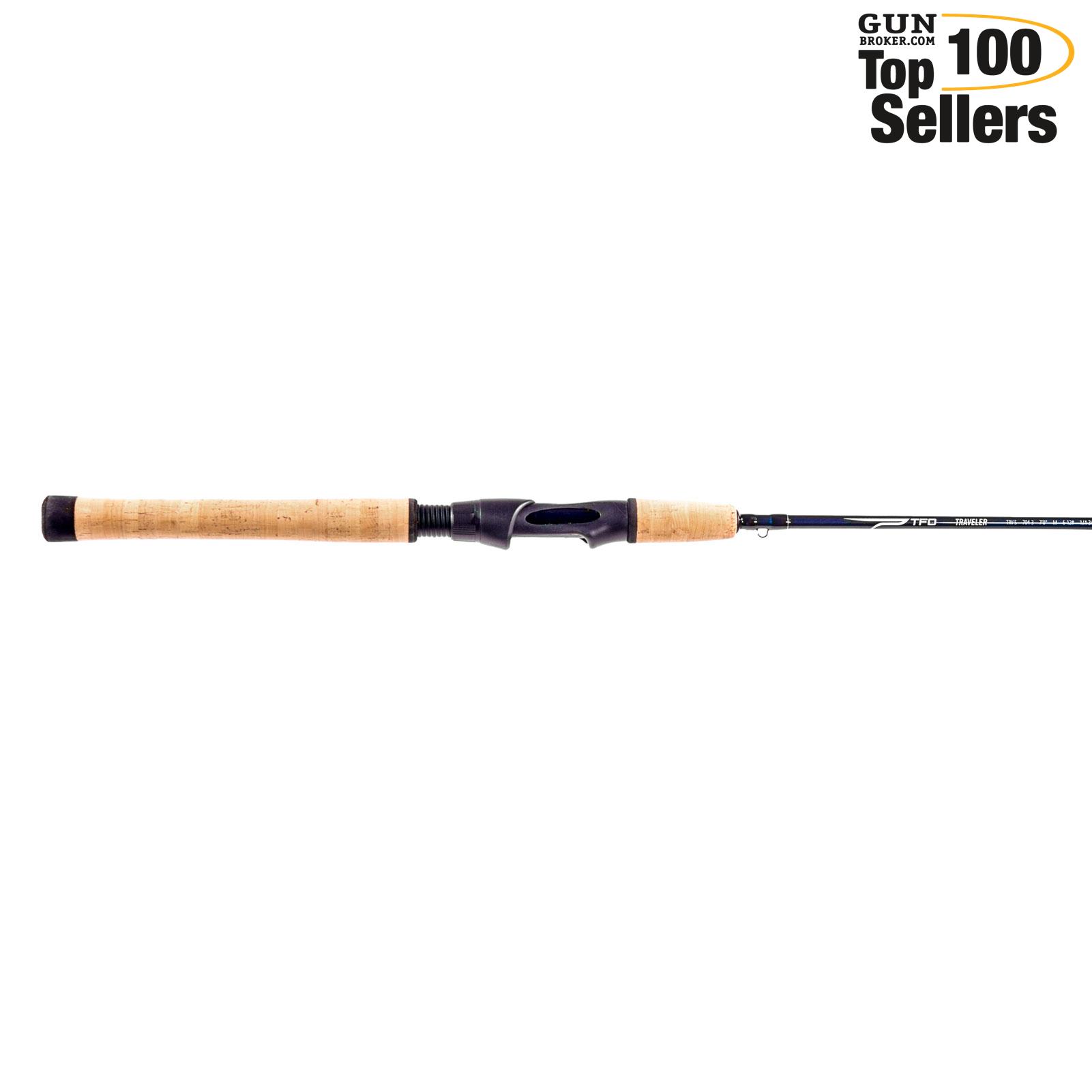 TFO Traveler 7ft ML 3pc Spinning Rod with Case (TRV-S-703-3)-img-0