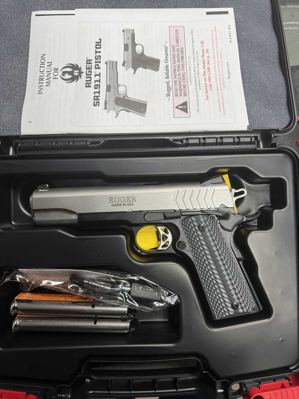 Ruger SR1911 Government Model – 9mm – Stainless – 5" Barrel – New in Box-img-1