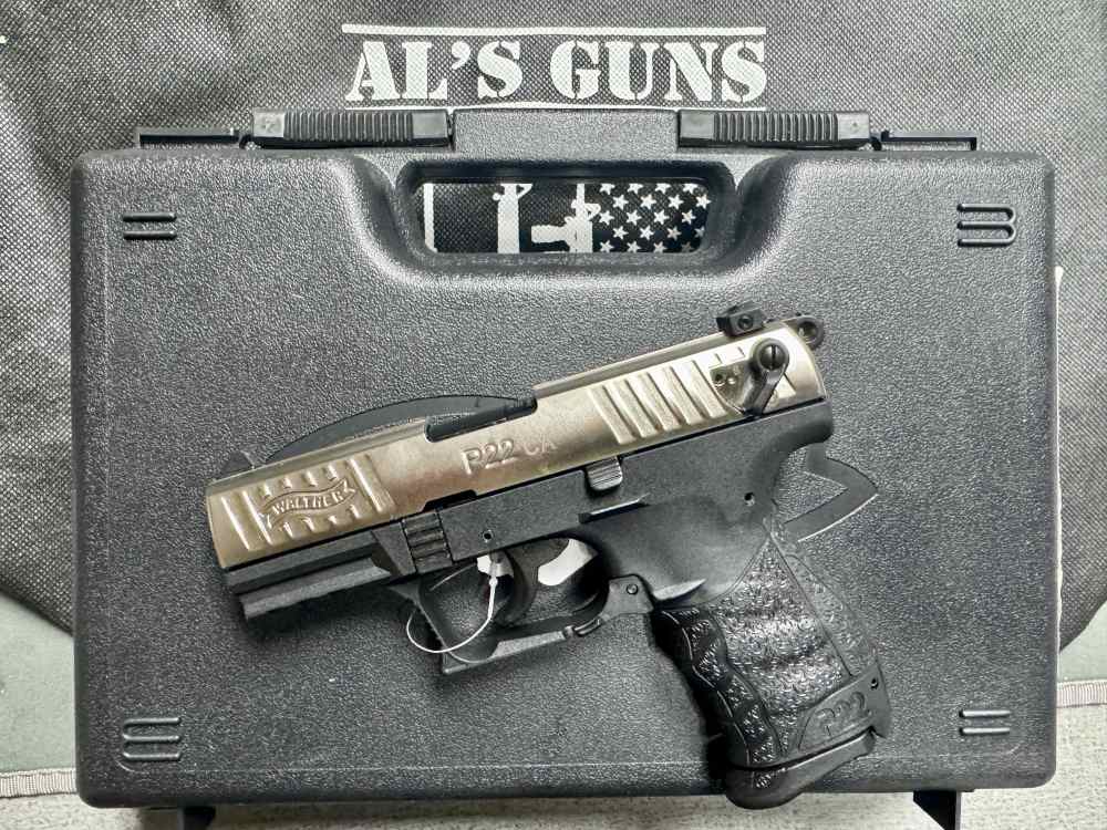 NEW Walther P22-CA Semi Auto Handgun .22 LR 3.42 Barrel-img-2
