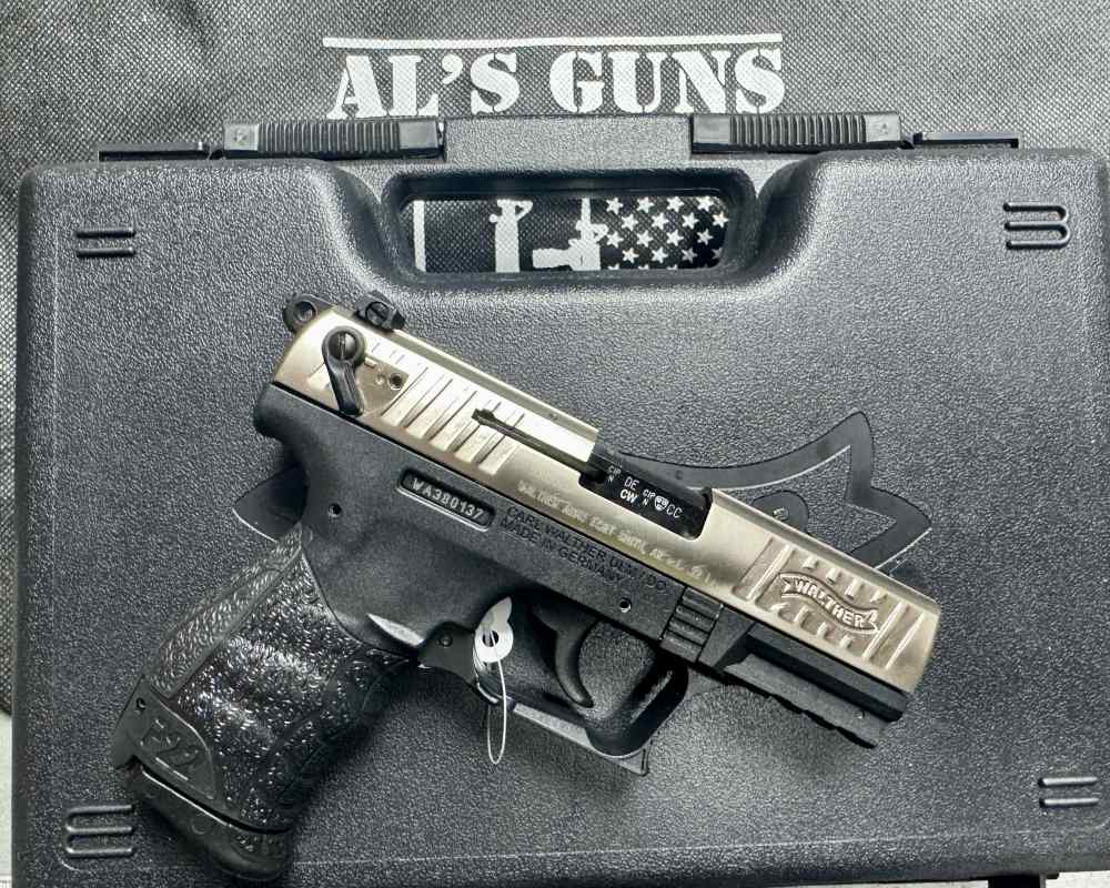 NEW Walther P22-CA Semi Auto Handgun .22 LR 3.42 Barrel-img-0
