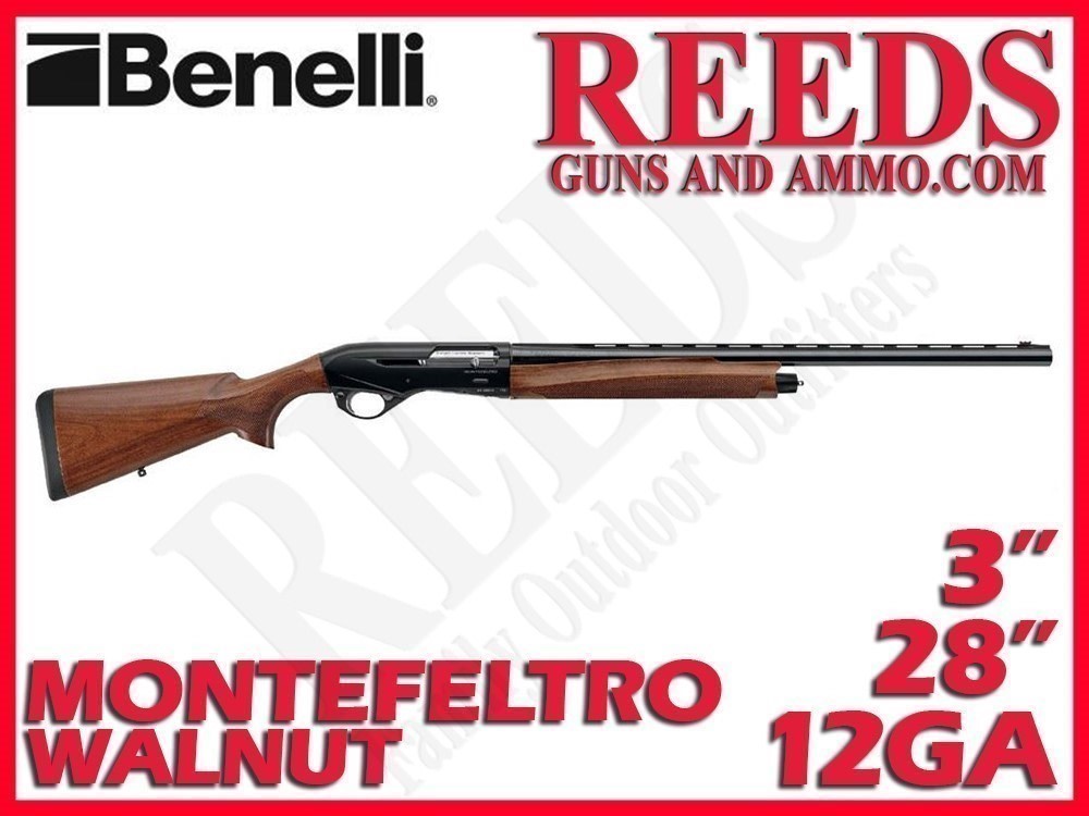 Benelli Montefeltro Field Walnut 12 Ga 3in 28in 10882-img-0